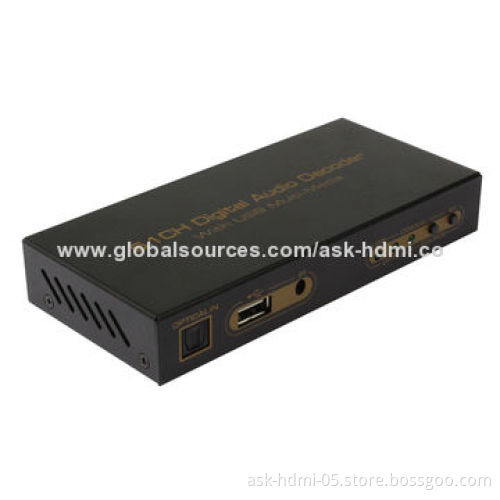 5.1 Audio Decoder with USB Play Function, High-tone Quality, Low-noise